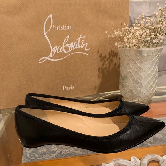 Christian Louboutin Shoes - Authentic CL black ballerina flats